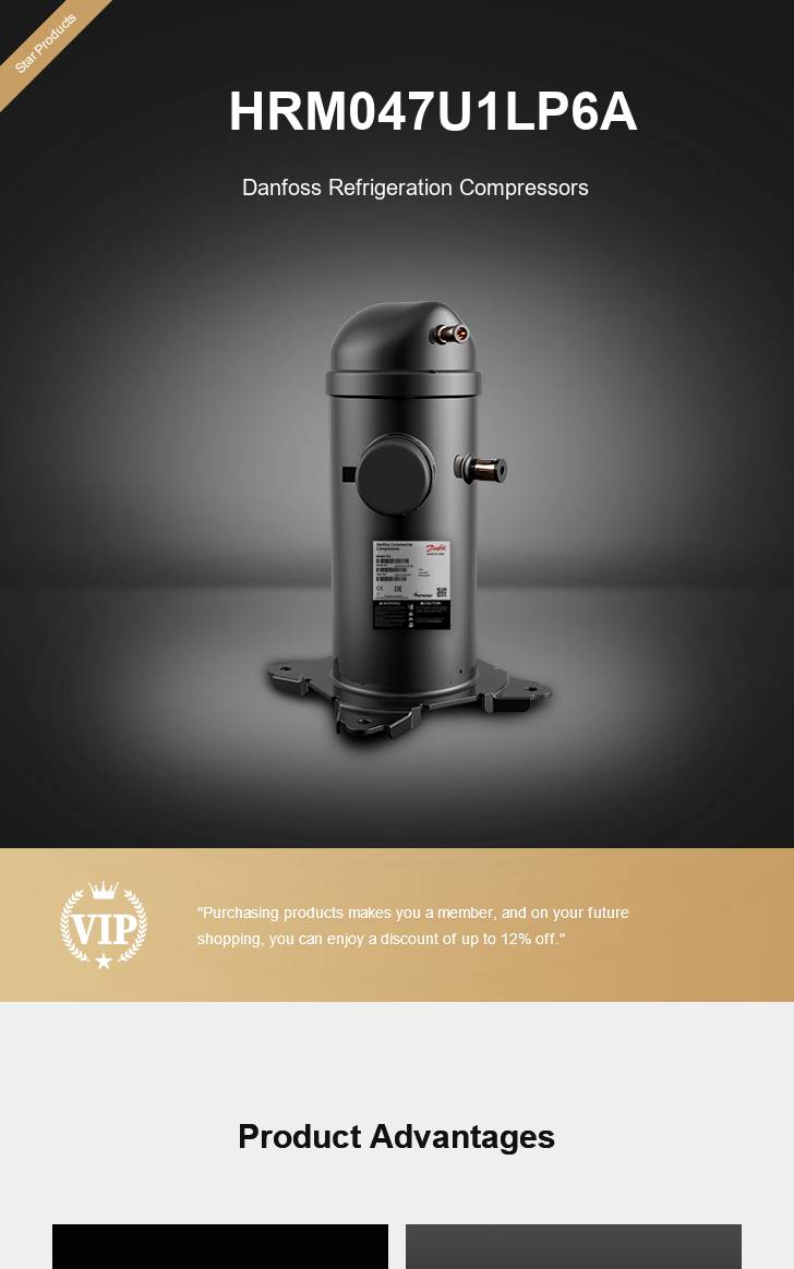 Danfoss Compressor HRM047U1LP6A, technical parameters pdf, structure diagram